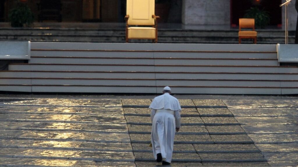 Papa-Francesco-a-Piazza-San-Pietro-prega-per-la-pandemia-17-marzo-2020-1024x576 Il mio incontro con Francesco Bergoglio, il papa venuto dalla fine del mondo